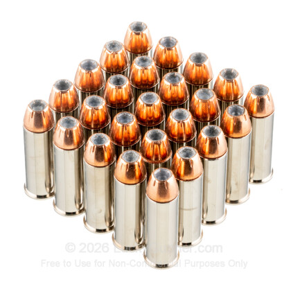 Large image of Cheap 44 Mag Ammo For Sale - 240 Grain XTP JHP Ammunition in Stock by Fiocchi - 25 Rounds