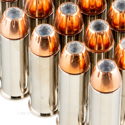 Large image of Cheap 44 Mag Ammo For Sale - 240 Grain XTP JHP Ammunition in Stock by Fiocchi - 25 Rounds