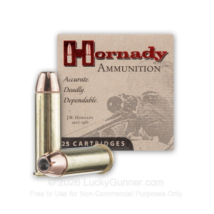 Large image of 38 Specia Defense Ammo For Sale - 125 gr JHP XTP Hornady Ammunition In Stock - 25 Rounds