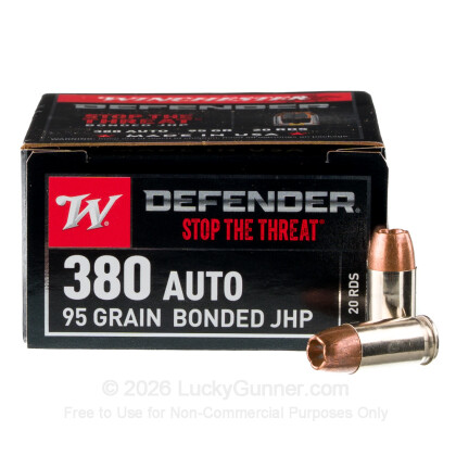 Image 2 of Shop by Popular Brand from Winchester Image 2 of Winchester .380 Auto (ACP) Ammo