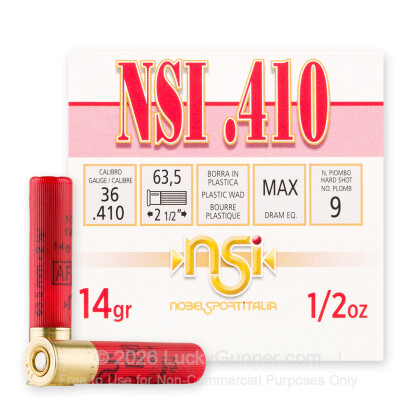 Image 1 of NobelSport 410 Gauge Ammo