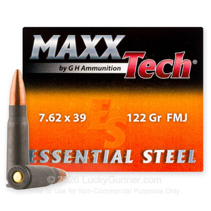 Image 1 of MaxxTech 7.62X39 Ammo