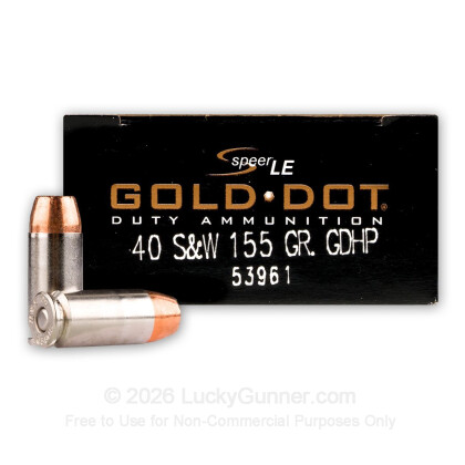 Image 1 of Speer .40 S&W (Smith & Wesson) Ammo