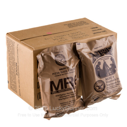 Large image of U.S. MIL-SPEC Meals, Ready-to-Eat (MREs) For Sale - Menu A
