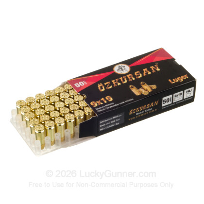 Image 3 of Ozkursan 9mm Luger (9x19) Ammo