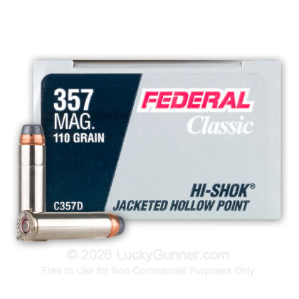 Image 1 of Federal .357 Magnum Ammo