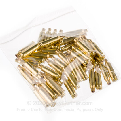 Large image of Bulk 6.5 Creedmoor Ammo For Sale - New Unprimed Brass Ammunition in Stock by Hornady - 50 Casings