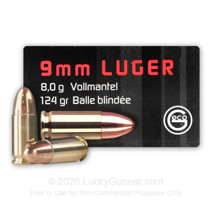 Image 1 of GECO 9mm Luger (9x19) Ammo