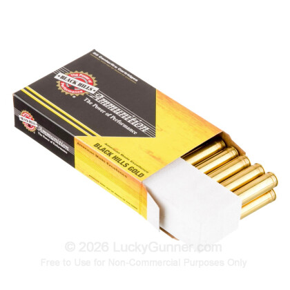 Large image of Premium 300 Winchester Magnum Ammo For Sale - 178 Grain A-Max Polymer Tip Ammunition in Stock by Black Hills Gold - 20 Rounds