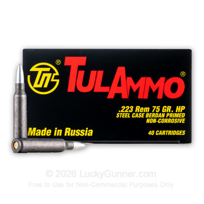 Image 1 of Tula Cartridge Works .223 Remington Ammo