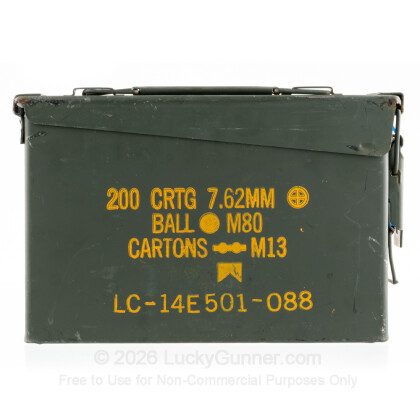 Large image of Surplus Mil Spec Ammo Can 30 Cal M19 Green Used For Sale