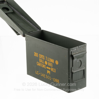 Large image of Surplus Mil Spec Ammo Can 30 Cal M19 Green Used For Sale