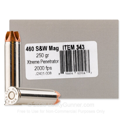 Image 1 of Underwood .460 Smith & Wesson Ammo