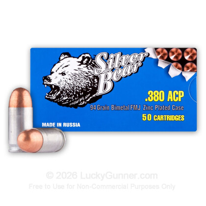 Image 2 of Silver Bear .380 Auto (ACP) Ammo
