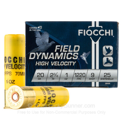 Image 1 of Shop by Popular Brand from Fiocchi Image 1 of Fiocchi 20 Gauge Ammo