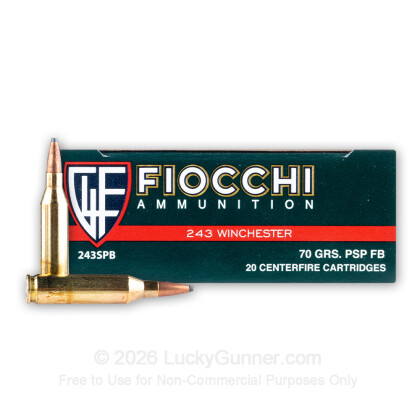 Image 1 of Fiocchi .243 Winchester Ammo