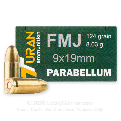 Image 2 of Turan 9mm Luger (9x19) Ammo