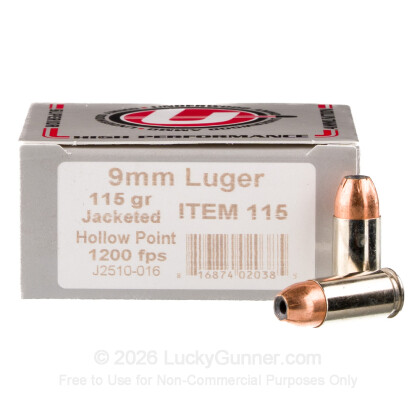 Image 1 of Underwood 9mm Luger (9x19) Ammo