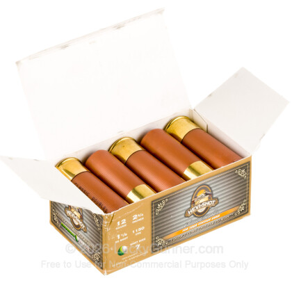 Large image of Premium 12 Gauge Ammo For Sale - 2-3/4” 1-1/8oz. #7 Shot Ammunition in Stock by Hevi-Shot Classic Doubles - 10 Rounds
