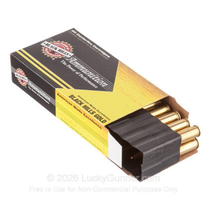 Large image of Premium 243 Ammo For Sale - 85 Grain Barnes TSX HP Ammunition in Stock by Black Hills Gold - 20 Rounds