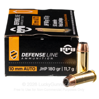 Large image of 10mm Auto Ammo For Sale - 180 gr JHP - Prvi Partizan 10mm Ammunition In Stock