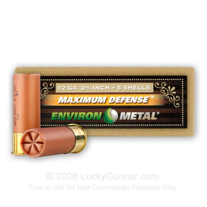 Large image of Premium 12 Gauge Ammo For Sale Online - Hevi-Shot Maximum Defense 2-3/4" T Shot - 5 Rounds