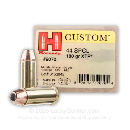 Large image of 44 S&W Special - 180 gr XTP - Hornady Ammunition - 20 Rounds