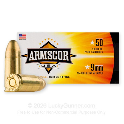 Image 2 of Armscor 9mm Luger (9x19) Ammo