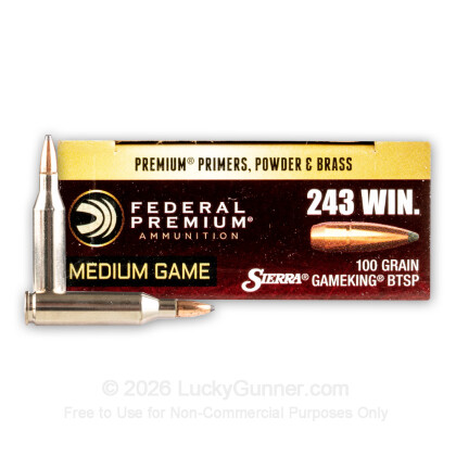 Image 1 of Federal .243 Winchester Ammo