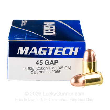 Image 1 of Magtech .45 GAP Ammo