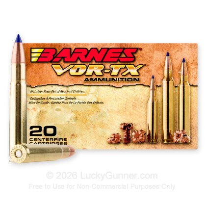 Large image of Premium 35 Whelen Ammo For Sale - 180 Grain TTSX Ammunition in Stock by Barnes VOR-TX - 20 Rounds