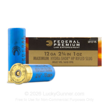Image 1 of 12 Gauge Ammo Shells from Federal Image 1 of Federal 12 Gauge Ammo
