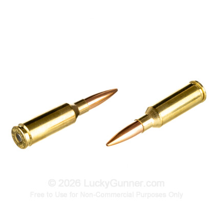 Large image of Premium 6mm ARC Ammo For Sale - 105 Grain HPBT Ammunition in Stock by Hornady BLACK - 20 Rounds