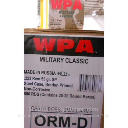 Image 2 of Wolf .223 Remington Ammo