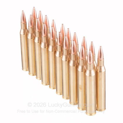Large image of Premium 25-06 Rem Ammo For Sale - 100 Grain TSX Ammunition in Stock by Black Hills Gold - 20 Rounds