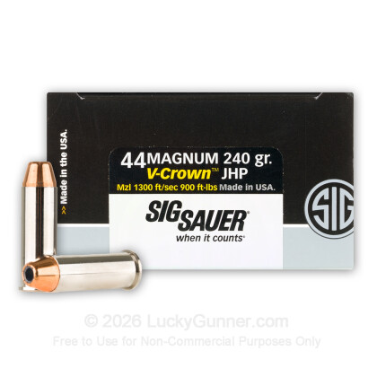 Image 1 of Shop by Popular Brand from SIG SAUER Image 1 of SIG SAUER .44 Magnum Ammo