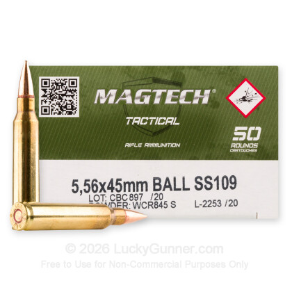 Image 1 of Magtech 5.56x45mm Ammo