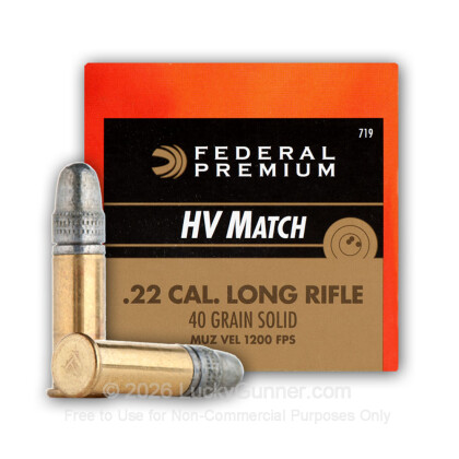 Image 1 of Federal .22 Long Rifle (LR) Ammo