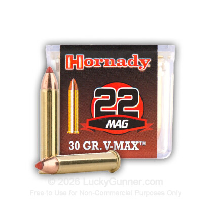 Image 2 of Hornady .22 Magnum (WMR) Ammo