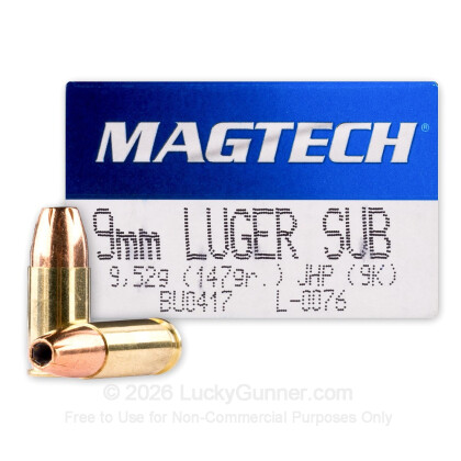 Image 1 of Magtech 9mm Luger (9x19) Ammo