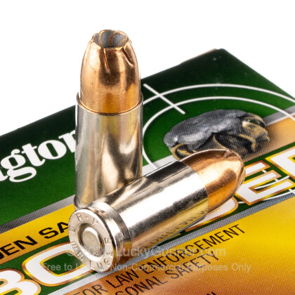 Large image of Premium 9mm Ammo For Sale - 147 Grain JHP Ammunition in Stock by Remington HTP - 20 Rounds