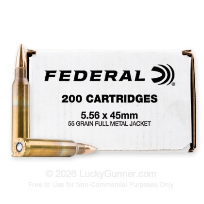 Image 1 of Federal 5.56x45mm Ammo