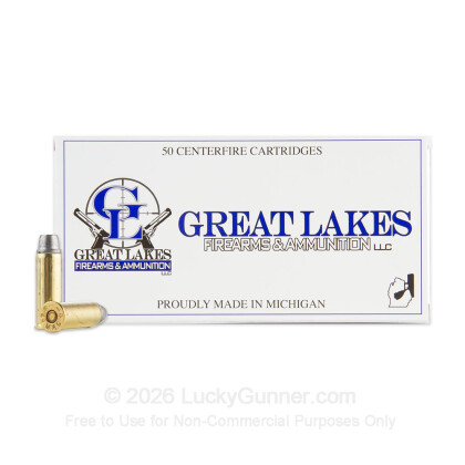 Large image of .44 Magnum Ammo - Great Lakes 240gr LSWC - 50 Rounds
