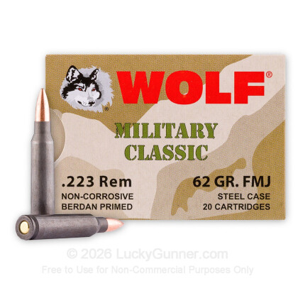 Image 1 of Wolf .223 Remington Ammo