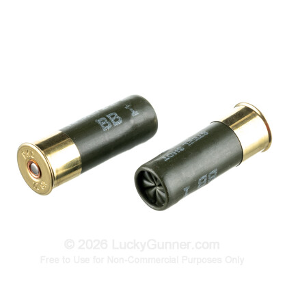 Large image of Cheap 12 Gauge Ammo For Sale - 2-3/4" 1-1/8oz. BB Steel Shot Ammunition in Stock by PMC High Velocity Magnum - 25 Rounds