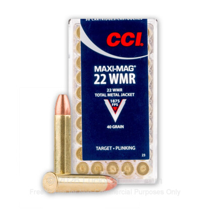 Image 2 of CCI .22 Magnum (WMR) Ammo