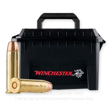 Large image of Winchester USA 38 Special Ammo For Sale - 130 Grain FMJ - 300 Rounds in Field Box