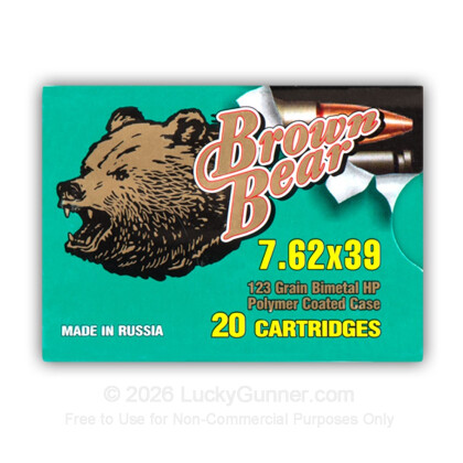 Image 1 of Brown Bear 7.62X39 Ammo