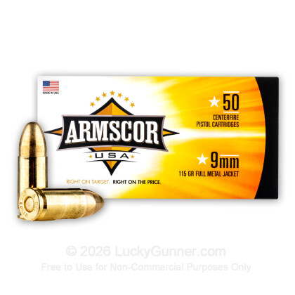 Image 1 of Armscor 9mm Luger (9x19) Ammo