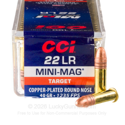 Image 1 of 22 LR Ammo from CCI Image 1 of CCI .22 Long Rifle (LR) Ammo